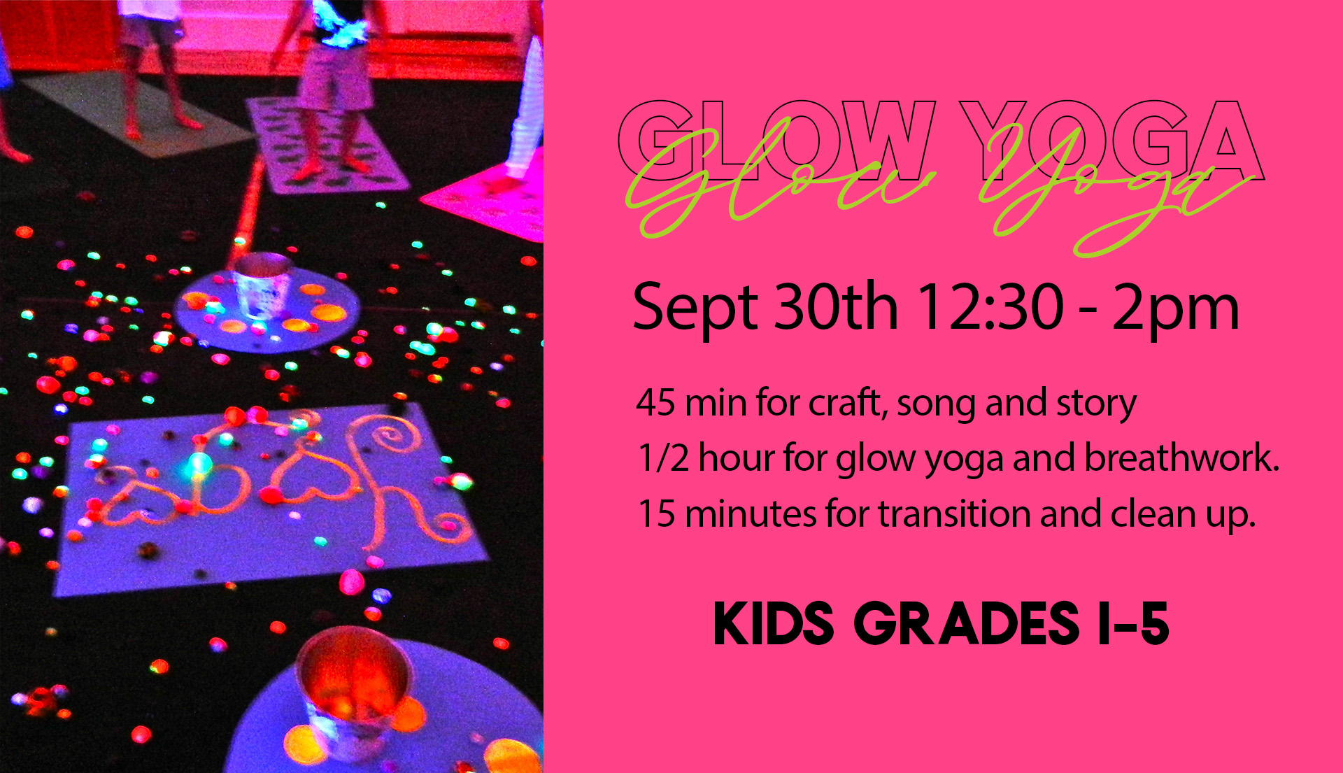 Kids yoga class event st. claire shores grosse Point mi